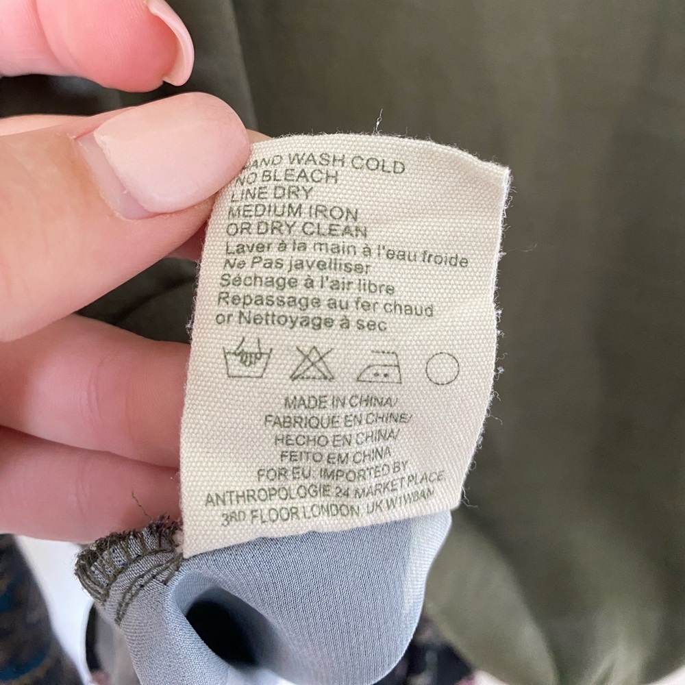 Anthropologie | Tiny Mixed Print Blouse - image 7